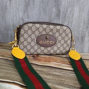 Gucci Beige and Brown Crossbody Bag